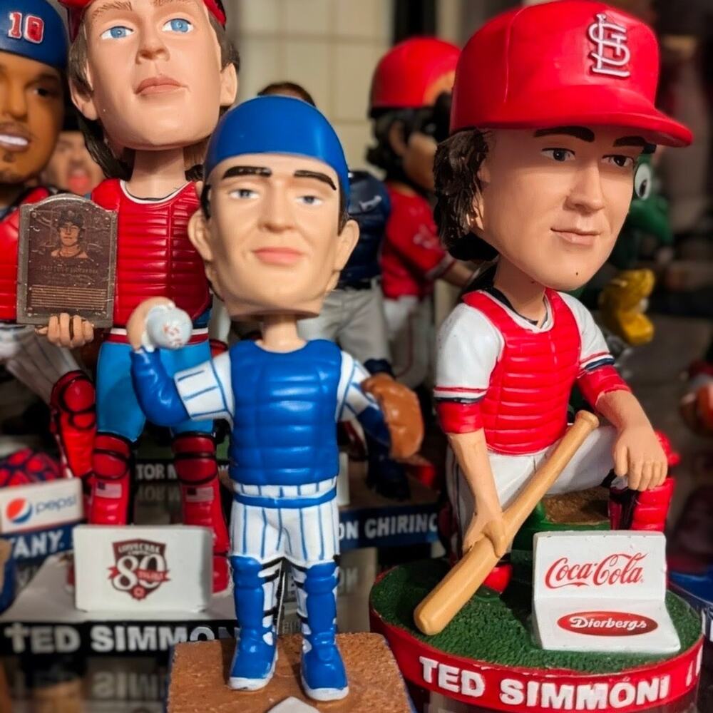 ⚾Lot of (3) Ted Simmons Bobbleheads SGA NiB